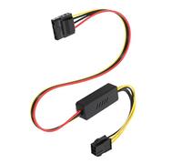 Elnwnnkc Câble de convertisseur d ' Adaptateur d ' Alimentation de Disque abaisseur 12V à 5V, 6 Broches à 4 Broches pour disques durs