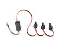 Elnwnnkc Câble de convertisseur d ' adaptateur d ' alimentation de disque abaisseur 5525 à 4 broches pour disques durs 12V à 5V
