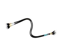 Elnwnnkc Câble d'interface interne SFF-8654 8I tressé 65 cm | Connecteur droit pour les tâches de mise à niveau du serveur, disposition intérieure propre, unité unique