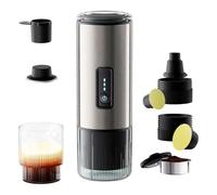 Elnwnnkc Cafetière sans rouille avec combinée, Primary color | Technologie de chauffage rapide dans une batterie rechargeable pour une utilisation en extérieur et des routines de
