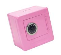 Elnwnnkc Caisse De Verrouillage en Métal avec 2 Trous D'accès Institution Financière pour Jouet 'éducation Financière Jouet 'Institution Pièces Monnaie en Métal Permanent