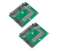 Elnwnnkc Carte Adaptateur compacte MSATA 2, 5 Pouces pour Une intégration Efficace des systèmes Convertisseurs conviviaux Carte Convertisseurs d ' Installation Rapide
