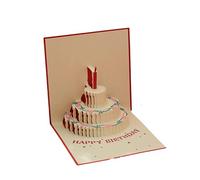 Elnwnnkc Carte d ' anniversaire musicale Popup Premium avec détails de ' et lumières LED, accessoire de carte de vœux en '