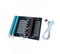 Elnwnnkc Carte de Diagnostic AGP PCIe GPU Checker pour écran Sombre | Zones lumineuses de réponse, utilisation du poste de travail avec bouton d ' alimentation, examen de la sortie vidéo