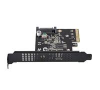 Elnwnnkc Carte d'extension PCIe 3.0x4 vers USB 3.2 de type C pour applications de données à bande passante élevée avec une large compatibilité sur toutes les plateformes Plug and Play Carte USB