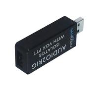 Elnwnnkc Carte Son d ' Ordinateur Efficace, Port USB 3.5mm, Prend en l ' Isolation par Transformation du Son et l ' Isolation par optocoupleur, Carte Externe