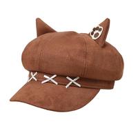 Elnwnnkc Chapeau avec oreilles de chat avec nœud pour garçons et filles, taille réglable, confortable pour un usage quotidien, les vacances et les rendez-vous de jeu, durable, chapeau avec nœud pour