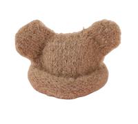 Elnwnnkc Chapeau De Poupée en Coton Élastique pour Jouet en Peluche 10cm Bonnet Tricoté Doux Et Chaud Habillage Facile pour Accessoires Jouets Knitting Hat for Cotton Dolls
