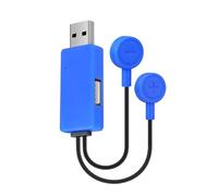 Elnwnnkc Chargeur de Batterie magnétique avec Fonction de Batterie Externe, Universel, pour Li-ION 32650 21700 16340 26650 18650, Batterie USB magnétique