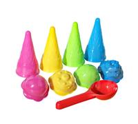 Elnwnnkc Children's Ice Cream Tool Sandpit Play Toy Maker for Outdoor Fun Snow Beach Game Snow Building Toddler Beach Essentials