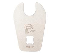 Elnwnnkc Clé à pied-de-biche métrique de 3/8 pouces, 13mm à 19mm xtrémité ouverte, clés de frein, 1 pièce