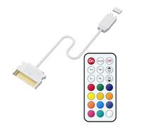 Elnwnnkc Contrôleur d'éclairage ARGB à télécommande 15 broches 5 V 3 broches pour la personnalisation de l'ordinateur, contrôleur d'éclairage de jeu