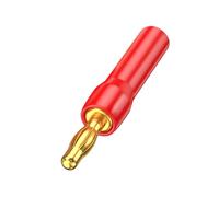 Elnwnnkc Coppers 24K Gold Plated 4mm L Shaped Bananas Jacks Connectors Right Angled Design for AV Receiver Speakers Cables L Type Gold Plated Sound Connectors