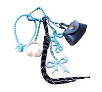 Elnwnnkc Cordes tressées breloque pour porte-clés pendentif suspendu accessoires de à main de mode pendentif de breloque pour les décors de à de voiture Tressé corde porte-clés