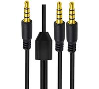 Elnwnnkc Cordon stéréo auxiliaire renforcé pour téléphones, tablettes, Ordinateurs Portables, écouteurs, Connexion d ' appareils électroniques, connecteur renforcé, câble auxiliaire