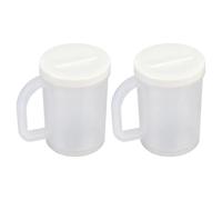 Elnwnnkc Couche congélation rapide bière glace tasse clair congélateur refroidisseur tasse isolée avec poignée tasse givrée pour Cocktails eau boisson givrée