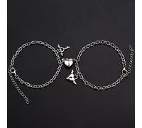 Elnwnnkc Couples Bracelets Mutual Attraction Relationship Matching Friendship Rope Set Women Men Magnet for Couples Purple