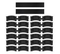 Elnwnnkc Coussins de Guidon en Caoutchouc de qualité supérieure, Anti-Vibration, entretoises résistantes intempéries, antidérapants, pour Guidon de vélo de Montagne