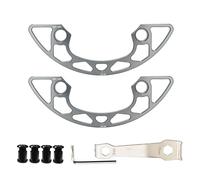 Elnwnnkc Couvercles et boulons de Protection de Plateau en Alliage d ' Aluminium, Protection de Roue de vélo, Anneaux de chaîne de vélo de Montagne