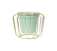 Elnwnnkc De en Métal Nordique Intérieur Extérieur Pot De Fleur Planteur Présentoir Succulente Conteneur Jardin Décor À La Maison Suspendu Planteur Vase Mur