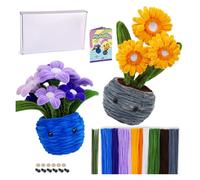 Elnwnnkc De Fabrication en Pot Cure-Pipes Cure-Pipes Fournitures D'artisanat d'art pour La Décoration La Maison Cadeaux Thanksgiving Bricolage Fabrication Fleurs en Pot