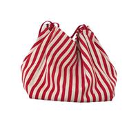 Elnwnnkc de Shopping en toile rayée pour femmes, cartable de bureau et d ' école, sacs de shopping de capacité, de pour dames
