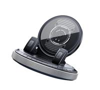 Elnwnnkc de téléphone de Voiture adhésif avec Base rotative Ronde de Tableau de Bord Compact pour la Navigation et Les appels clairs Utilisation du Pare-Brise de téléphone Alternatif de