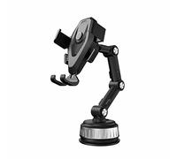 Elnwnnkc de téléphone Universel pour Console Centrale de Voiture, Super adsorbant, de Serrage intégré, Mains Libres, de téléphone de Voiture, Pare-Brise magnétique à Bras Long