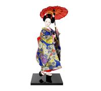Elnwnnkc Délicate poupée de Soie Geisha fabriquée à la Main de 12 Pouces dans des Kimonos colorés Figurine de Geisha Attrayante pour la décoration de Mariage ou de Maison Poupée Faite à la Main