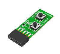 Elnwnnkc Durabilité PCB Matériaux 10 broches Adaptateur de carte de commutation Bouton de réinitialisation pour carte mère d'ordinateur Test Maintenance Cartes mères