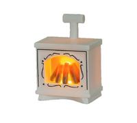 Elnwnnkc Effet De Flamme Réaliste LED Cheminées Lumière Miniature Modèle Meubles pour Jouet Maison Poupée Accessoires Scène Arrangement Réaliste Effet Flamme Maison Poupée Accessoire