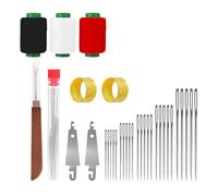 Elnwnnkc Ensemble D'aiguilles À Coudre La Main Facile Enfiler pour Adultes Ayant des Problèmes Visuels Ensemble De Fils Multi-Usage Projets Artisanaux De Fabrication Adultes