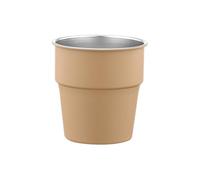 Elnwnnkc Ensemble de 6 tasses à café multifonctions en métal de 10Oz, 304 tasses à Texture en acier inoxydable, pour activités de barbecue en plein air, fête de barbecue