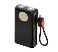 Elnwnnkc Ensemble De Banques d'alimentation 2x21700 Coque Boîtier Batterie 22 5 W Rapide Double Lumières Affichage La Capacité Numérique avec Cordon Type C Kit Batterie sans Soudure