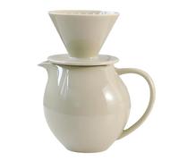 Elnwnnkc Ensemble de cafetière en céramique comprenant un filtre goutteàgoutte manuel précis et une carafe de 830 ml pour une excellente expérience de brassage
