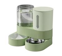 Elnwnnkc Ensemble de gamelles Anti-déversement pour Animaux de Compagnie, avec Plateau Amovible à Recharge Automatique et Base résistante Pointes pour Petits Animaux, Bol surélevé Anti-déversement