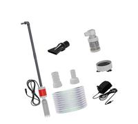 Elnwnnkc Ensemble de Nettoyeur de Siphon pour Aquariums, Lave-Gravier et changeur d ' Eau, Anti-Obstruction, Multifonctionnel, Type de Presse d ' Aquarium, Nettoyeur d ' Aspiration de déchets