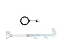 Elnwnnkc Ensemble de tubes d'alimentation assemblés avec plateau amovible pour crevettes pour eau douce et mangeoires automatiques de poissons