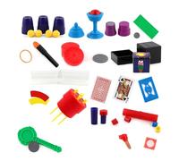 Elnwnnkc Ensemble Magique pour Tours D'illusion avec Accessoires Et Jouet Éducatif Amusant pour Petits Magiciens Vidéos d'apprentissage Magique