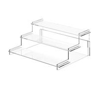 Elnwnnkc Étagère en Acrylique empilable Moderne avec Affichage Peu encombrant à Trois Couches pour décor de comptoir organisateurs de parfums en Acrylique