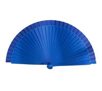 Elnwnnkc Éventail espagnol élégant en bois, éventail à main vintage de couleur unie, éventail pliable simple pour fêtes costumées et décorations