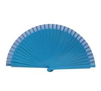 Elnwnnkc Éventail espagnol tendance élégant en bois - Style vintage - Couleur unie