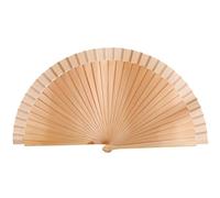 Elnwnnkc Éventail espagnol tendance élégant en bois - Style vintage - Couleur unie