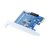 Elnwnnkc Exécution PCIE vers type EMAIL Carte de connexion 20 broches Carte de connexion PCB solide Dos de substance Plusieurs arrangements de carte mère Carte d'extension PCIE