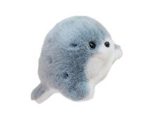 Elnwnnkc Figurine De Gros Sceau Jouet Apaisant Poupée À Câliner Douce Cadeaux De Poupée Lavable pour en Bas Âge d'anniversaire Animal en Peluche