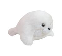 Elnwnnkc Figurine De Gros Sceau Jouet Apaisant Poupée À Câliner Douce Cadeaux De Poupée Lavable pour en Bas Âge d'anniversaire Animal en Peluche