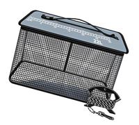 Elnwnnkc Filet de pêche Flottant, Panier de pêche, Mailles Portables, Cage de Rangement pour appâts de Poissons Vivants, Panier Flottant