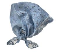 Elnwnnkc Foulard Respirant À Imprimé Floral Avec Dentelle En Polyester Léger Pour Un Usage Quotidien Bandana Facile À Porter Pour Femmes