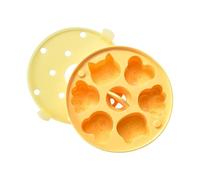 Elnwnnkc Gâteau en silicone antiadhésif Différents modèles Rapide pour les desserts Gâteaux cuits à la vapeur Formes assorties Passe micro-ondes et congélateur Parfait pour la cuisson