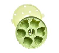 Elnwnnkc Gâteau en silicone antiadhésif Différents modèles Rapide pour les desserts Gâteaux cuits à la vapeur Formes assorties Passe micro-ondes et congélateur Parfait pour la cuisson